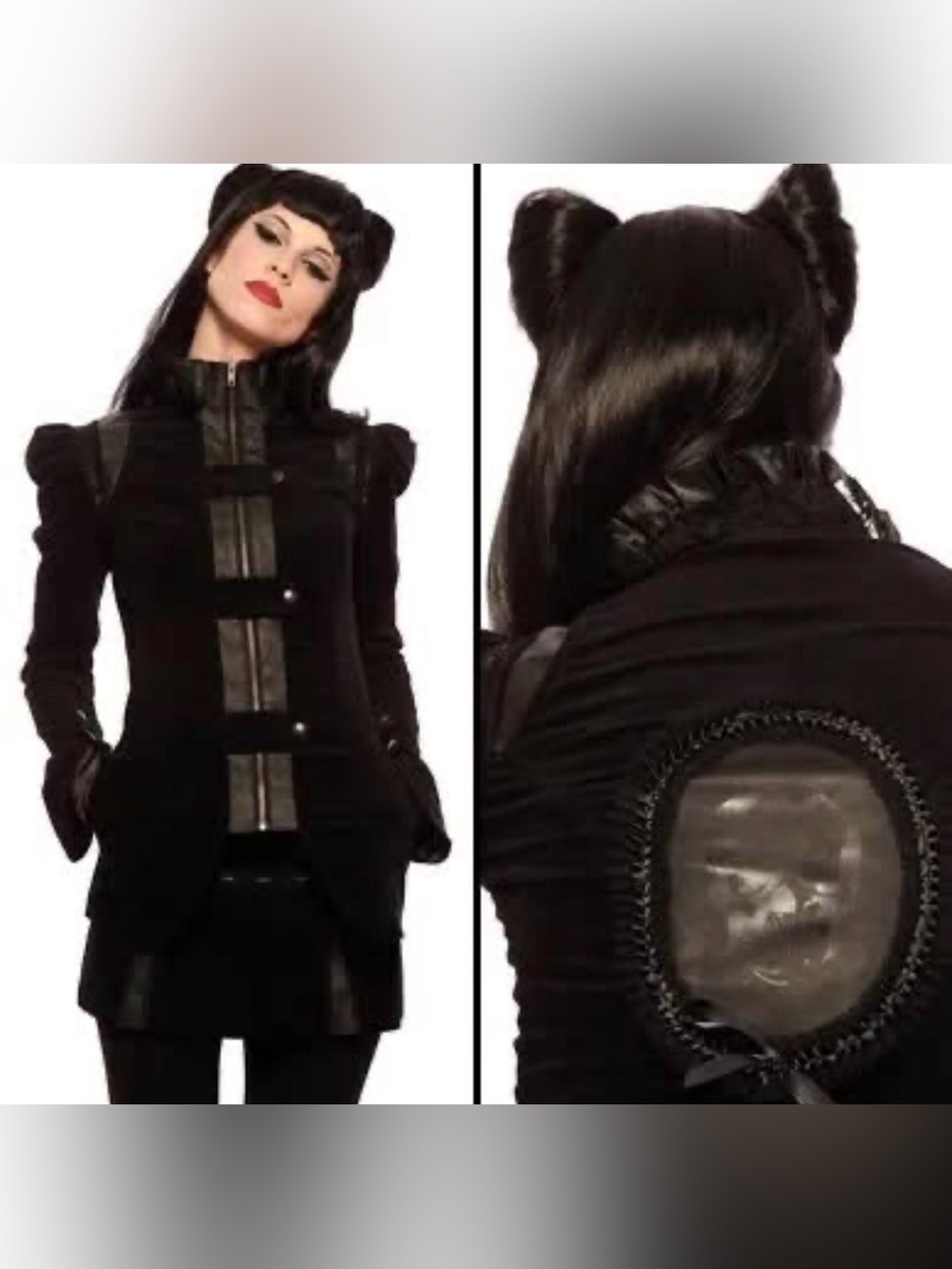 Blacklist Lip Service Lost Velvet empire blazer black jacket